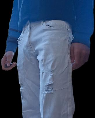 Jeans bianco Elegante