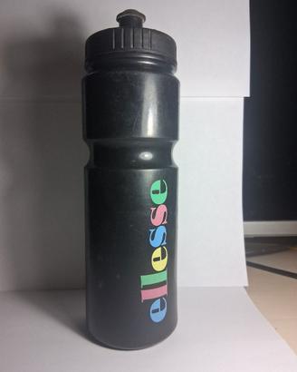 Borraccia Sportiva Ellesse Nera - Logo Multicolore