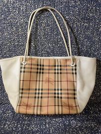 Burberry borsa shopper come neverful