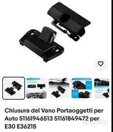 Chiusura del vano portaoggetti
