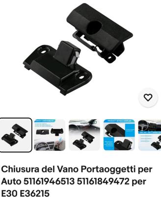Chiusura del vano portaoggetti