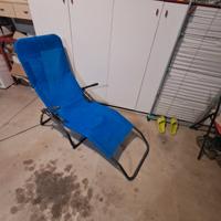 sedia sdraio dondolino