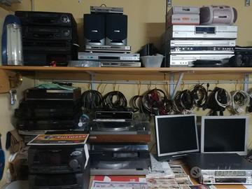 vari pezzi hi-fi ed elettronica