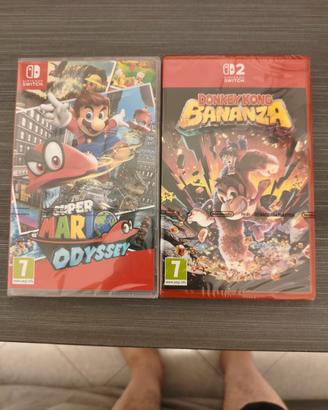 Nintendo switch 2 Mario odyssey donkey Kong bana