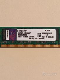 moduli RAM Kingston DDR2 KVR800D2N6/2G