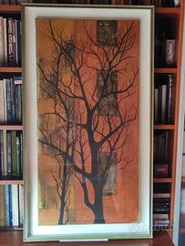 QUADRO DIPINTO URANO PALMA "ALBERI"