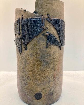 Vaso in ceramica Raku