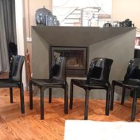 4 sedie Selene Vico Magistretti Heller 2002