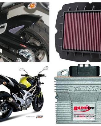 Suzuki Gladius bauletto terminale plexi mono leve