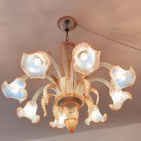 LAMPADARIO DI MURANO ANNI 40/50