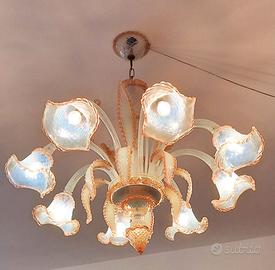 LAMPADARIO DI MURANO ANNI 40/50
