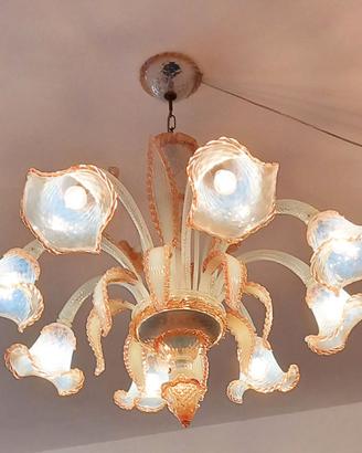 LAMPADARIO DI MURANO ANNI 40/50