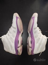 Scarpe Mizuno Volley  bianche e viola  Taglia 41