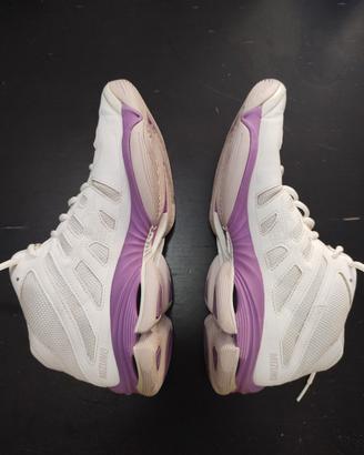 Scarpe Mizuno Volley  bianche e viola  Taglia 41