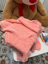 Copertina per carrozzino in ciniglia