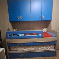 Cameretta bimbo con 3 letti