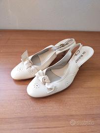 scarpe estive colore panna