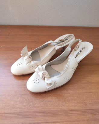 scarpe estive colore panna