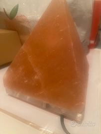 Lampada piramide di sale dimmer luce regolabile