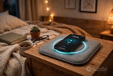 Caricatore  wireless per cellulari Qi 10w Fast Nuo