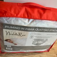 Piumino in fibra quattro stagioni