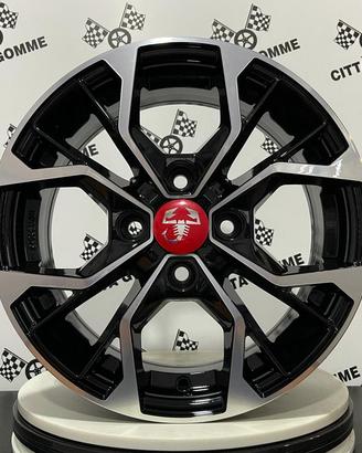 4 CERCHI IN LEGA ABARTH GRANDE PUNTO EVO DA 15