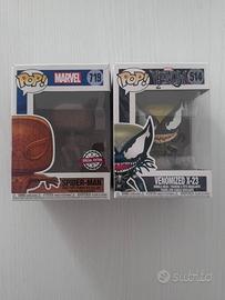 Lotto 2 funko pop spider-man 719 venom x-23 514