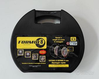 Catene neve FORMUL8 maglia 9 mm - Gruppo 9,5 nuove