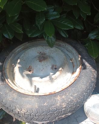 Cerchi ruota Citroen dyane e 2cv