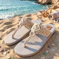 Infradito Artigianali in Macramè – Eleganza Boho-C