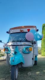 Ape piaggio gelateria ambulante