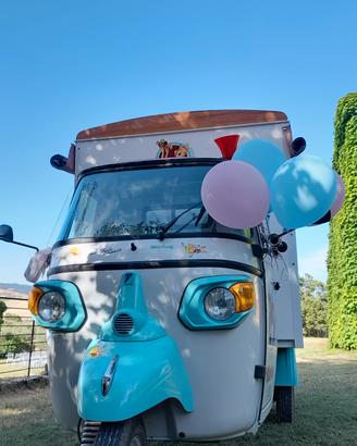 Ape piaggio gelateria ambulante