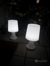 Coppia di lampade da esterno 