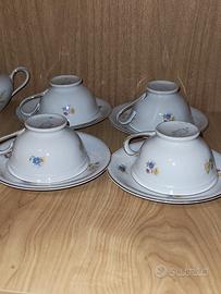 set tazze in porcellana bavarese 