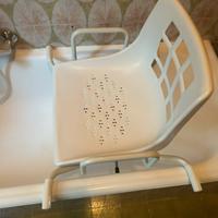 Ausilium sedia per vasca da bagno girevole