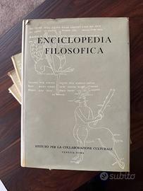 Enciclopedia filosofica in 4 volumi.