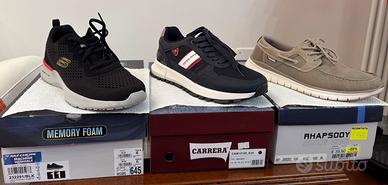 Sneakers nuove da uomo in vari modelli