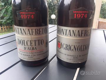 Grignolino e Dolcetto d'Alba 1974 Fontanafredda