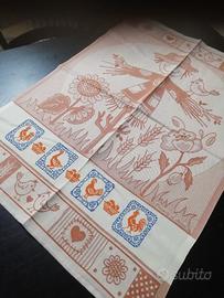 asciugapiatti a punto croce 