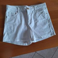Pantaloncini in Jeans corti bianchi