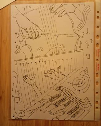 Disegno originale musicale 
