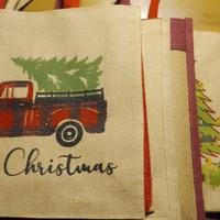 borse shopper in juta per strenne natalizie