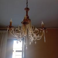 Lampadario di cristallo a gocce