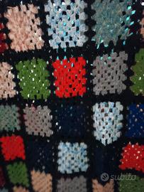 2 coperte fatte a mano vintage