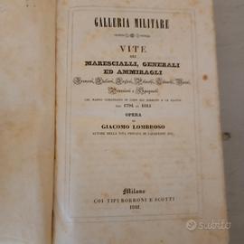Antico volume Galleria Militare vol  2