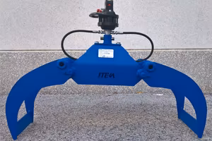 Pinza Legna 110cm IPL1100D+ Rotatore Idraulico 10q