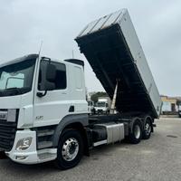 DAF CF 460 RIBALTABILE TRILATERALE ADR 6X2 EURO 6