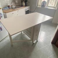 Tavolo a ribalta, bianco, ikea