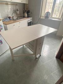 Tavolo a ribalta, bianco, ikea