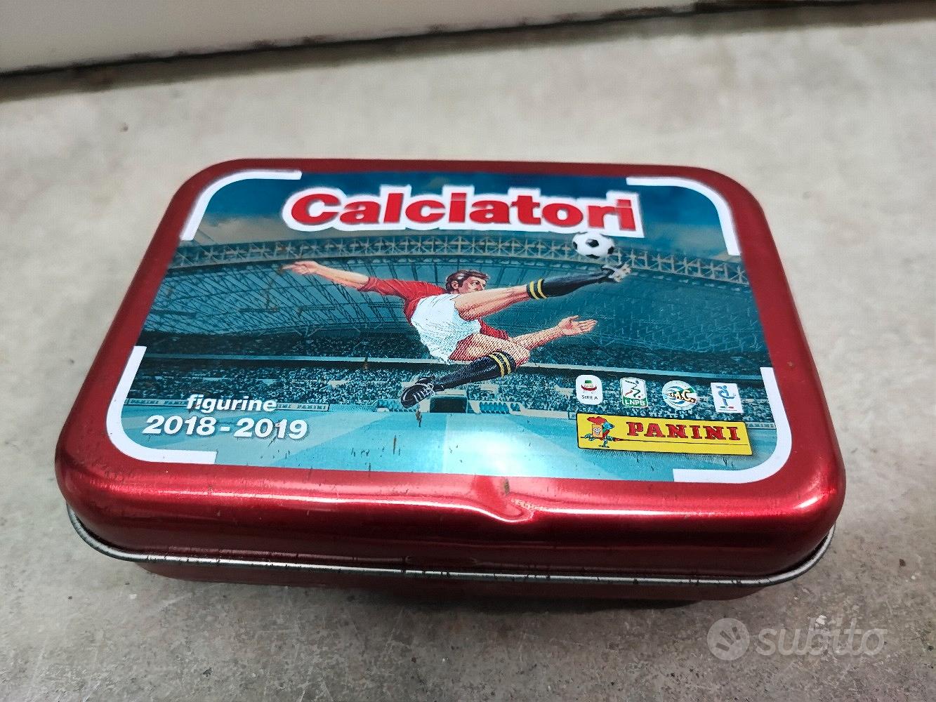 PORTA FIGURINE IN latta/Scatola VUOTA - Box Calciatori 2019-2020